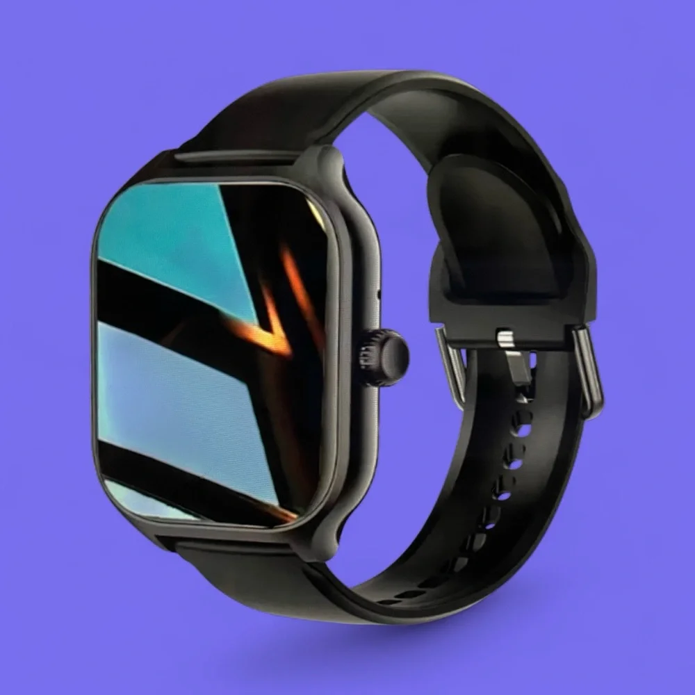 Black Smartwatch with Black Band
